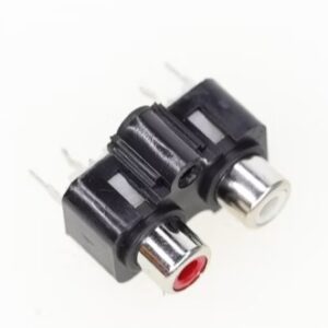 Dual RCA Female Chassis Shocket