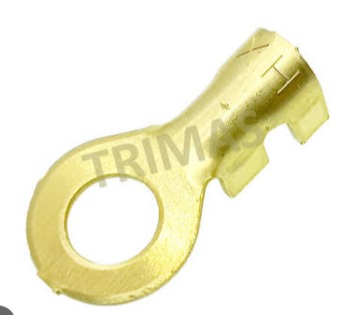 Brass Terminal Clip O-Type 19mm