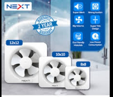 Next Exhaust Fan Plastic 10"