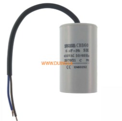 Motor Cap Wire Type 400V 6uf