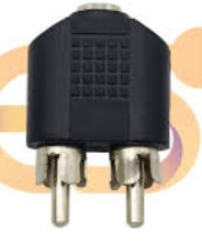 Stereo To 2RCA Dual Splitter