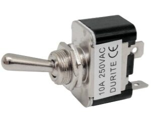 Metal Toggle Switch On/Off/On 10A